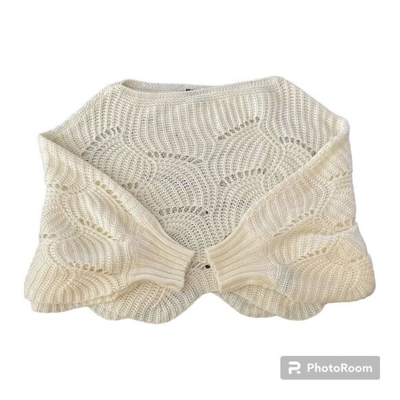 ❤️ Olia (Vici) Knit Bat Crochet Sweater ~ Size S  ❤️ - Picture 6 of 11